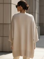 Selinara - Poncho pull oversize