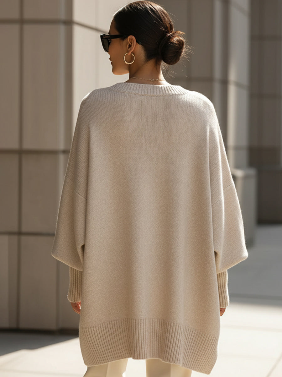 Selinara - Poncho pull oversize