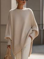 Selinara - Poncho pull oversize