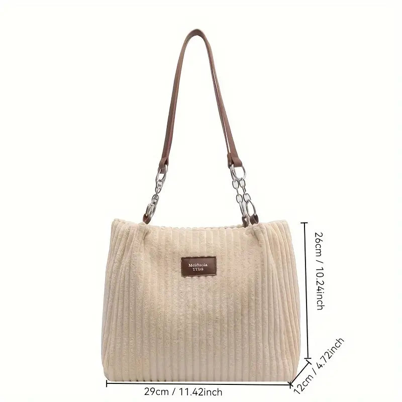ORNA™ - Sac fourre-tout en velours côtelé