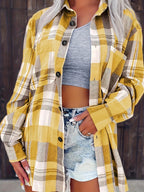Shelby™ | Oversized Plaid Button Up Shirt
