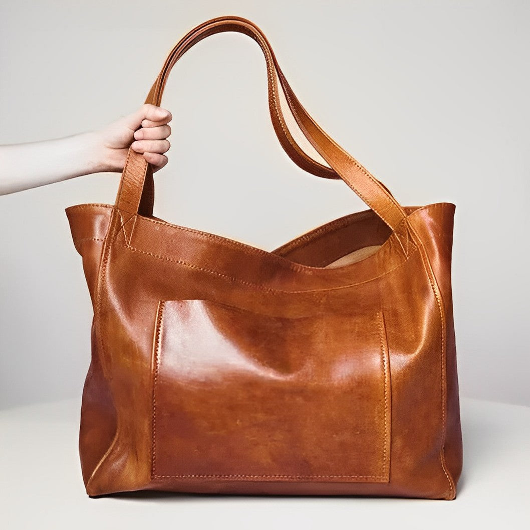 Aurora - Sac bandoulière vintage en cuir