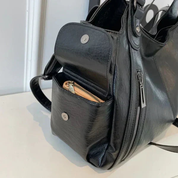 NOEMIE™ - Sac cabas classique en cuir