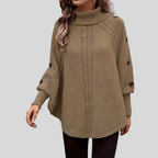 Norelle | High-Neck Cable-Knit Sweater