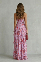 Belladina | Robe longue à col licou