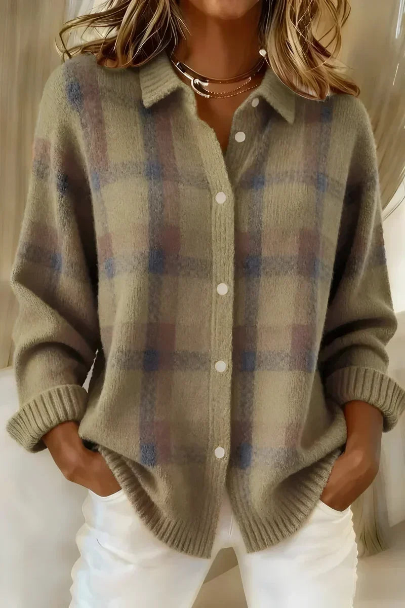 Nirvelle | Cozy Checked Cardigan