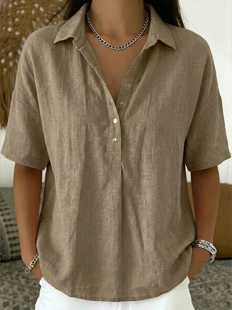 Willow | Blouse avec col et bouton
