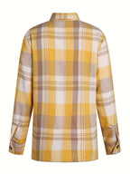 Shelby™ | Oversized Plaid Button Up Shirt