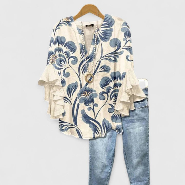 Isabella™ | Blouse à manches volantées
