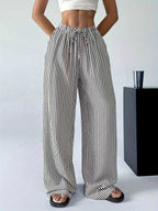 Emily™ | Striped Wide Leg Pants