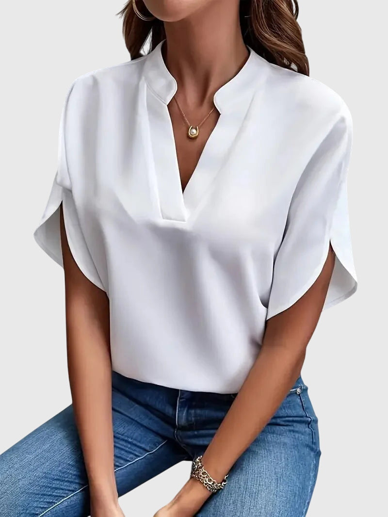 Marae Soft and Elegant V-Neck Shirt