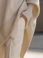 Selinara - Poncho pull oversize
