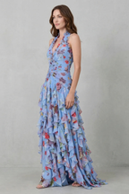Belladina | Robe longue à col licou