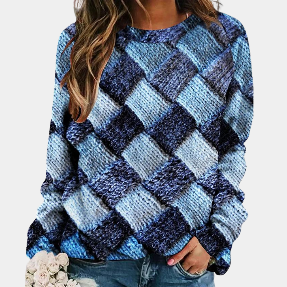 Salomé - Pull à motifs colorés