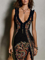 Ava | Bohemian Printed Dress