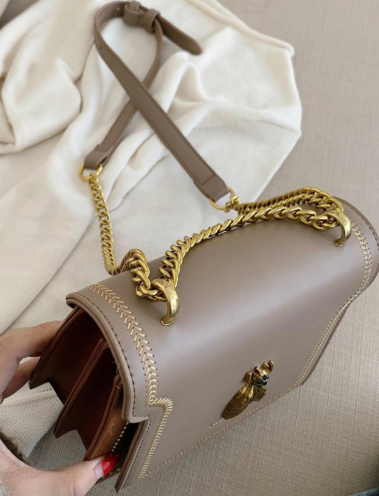 SIMONE™ - Sac à bandoulière de luxe intemporel