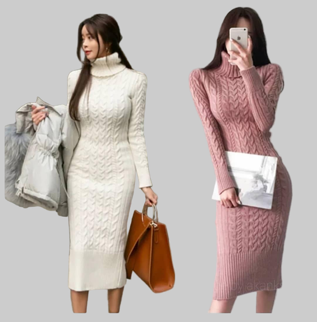 Robe en maille luxueuse Bradshaw