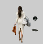 Robe en maille luxueuse Bradshaw