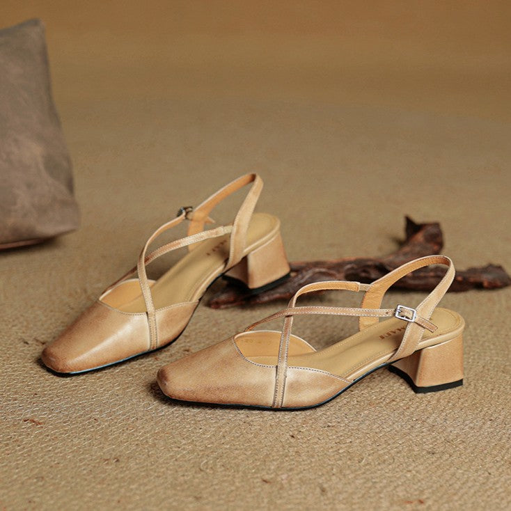 Valenne Leather Heels