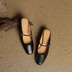Meyra Leather Mules