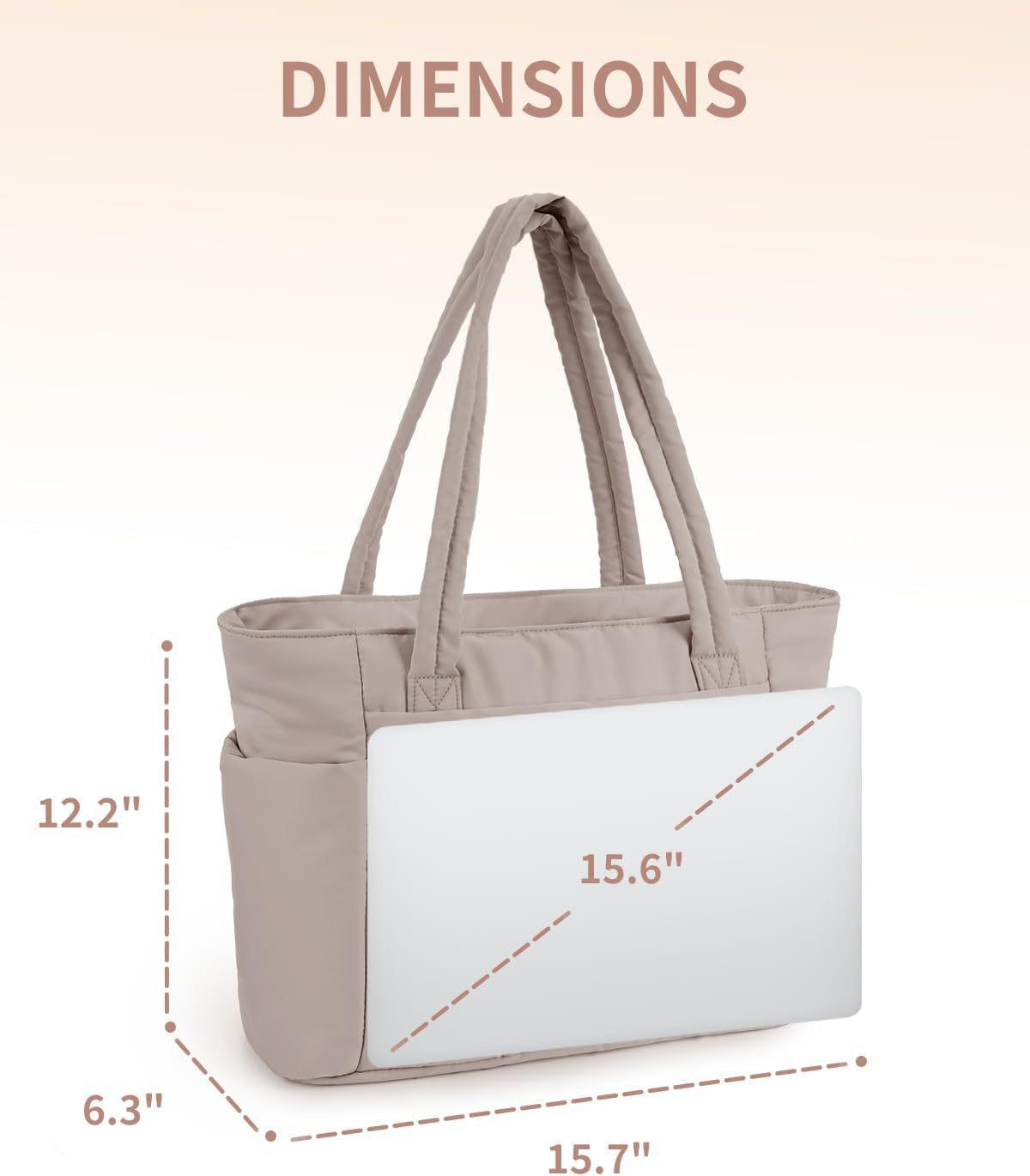 Whitney - Quilted Large Capacity Tote Bag