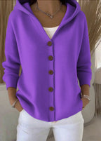 Alsira - Cardigan à capuche doux au toucher