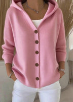 Alsira - Cardigan à capuche doux au toucher