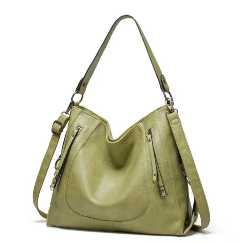 Priscilla - Sac vintage en cuir végane
