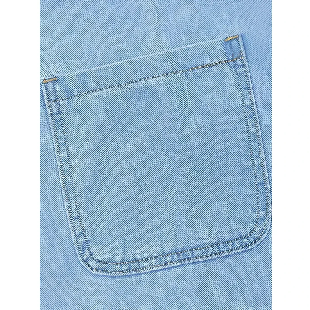 Saylor Relaxed Denim-Look Dress