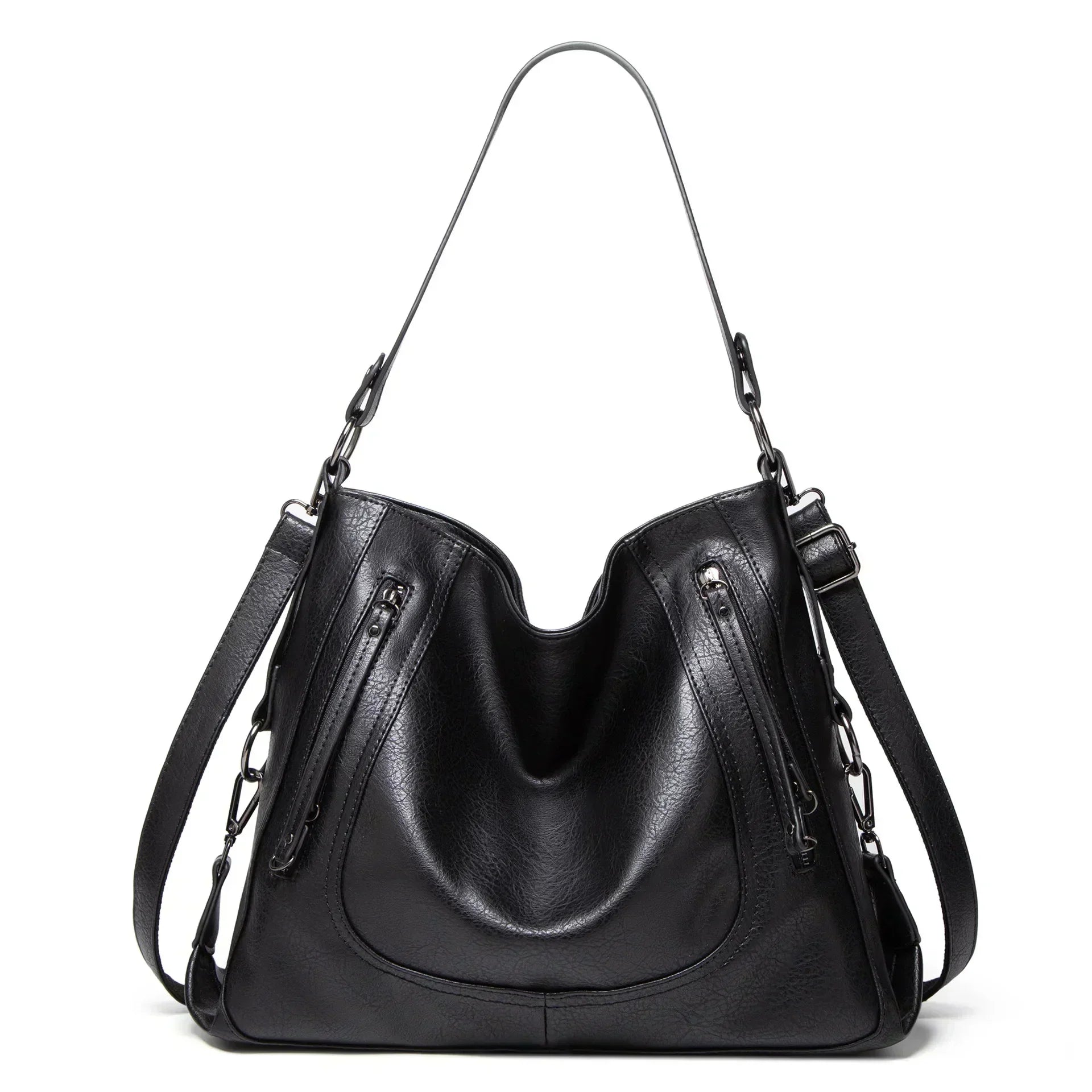 Priscilla - Sac vintage en cuir végane