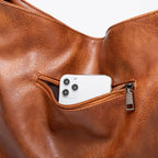 Priscilla - Sac vintage en cuir végane