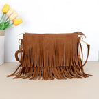 Maegan | Sac bandoulière à franges en daim