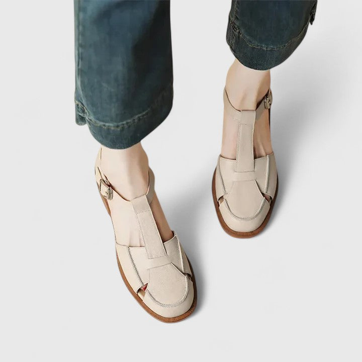 MARA – SANDALES VINTAGE À BRIDE EN T