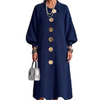 Sienna - Long Sleeve Button-Down Dress