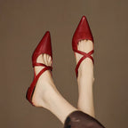 Aluna Genuine Leather Mules