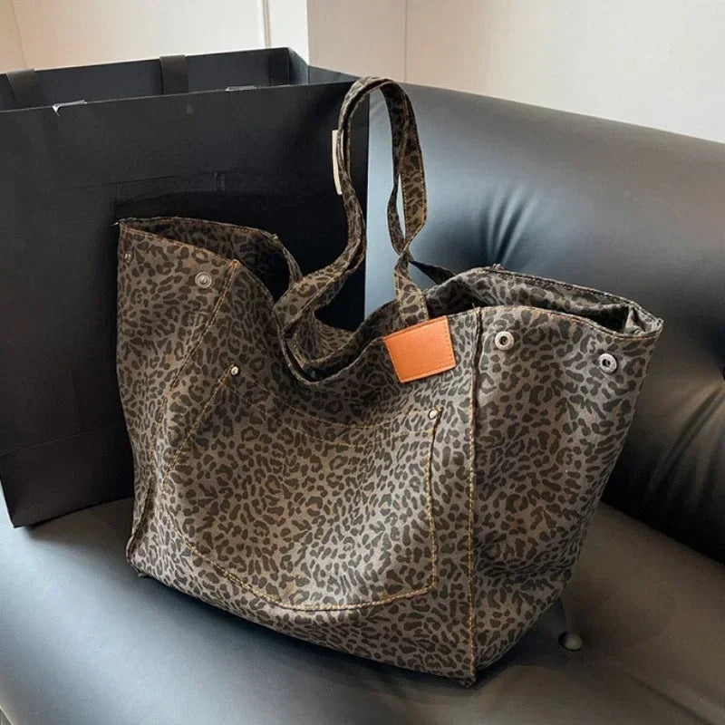 ODILE™– Sac fourre-tout léopard chic et sans effort