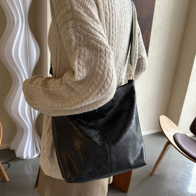 Chelsey - Sac bandoulière en cuir vintage