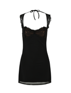 ROBE COURTE NYOMI - NOIRE