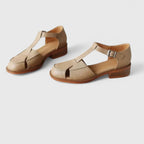 MARA – SANDALES VINTAGE À BRIDE EN T