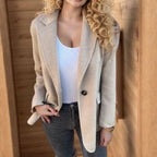 Leandra - Blazer souple boutonné