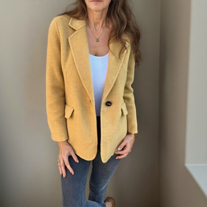 Leandra - Blazer souple boutonné