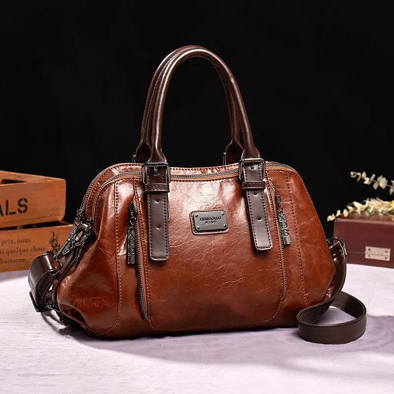 Silke - Sac en cuir tanné végétal de luxe