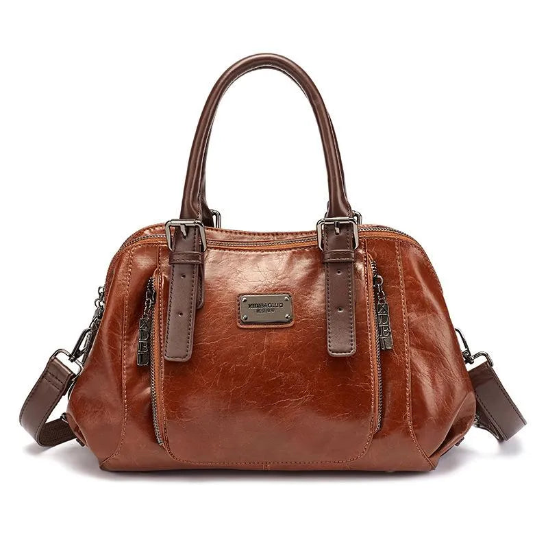 Silke - Sac en cuir tanné végétal de luxe