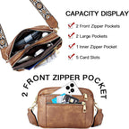 Julia – Refined Leather Shoulder Bag with Compartments
