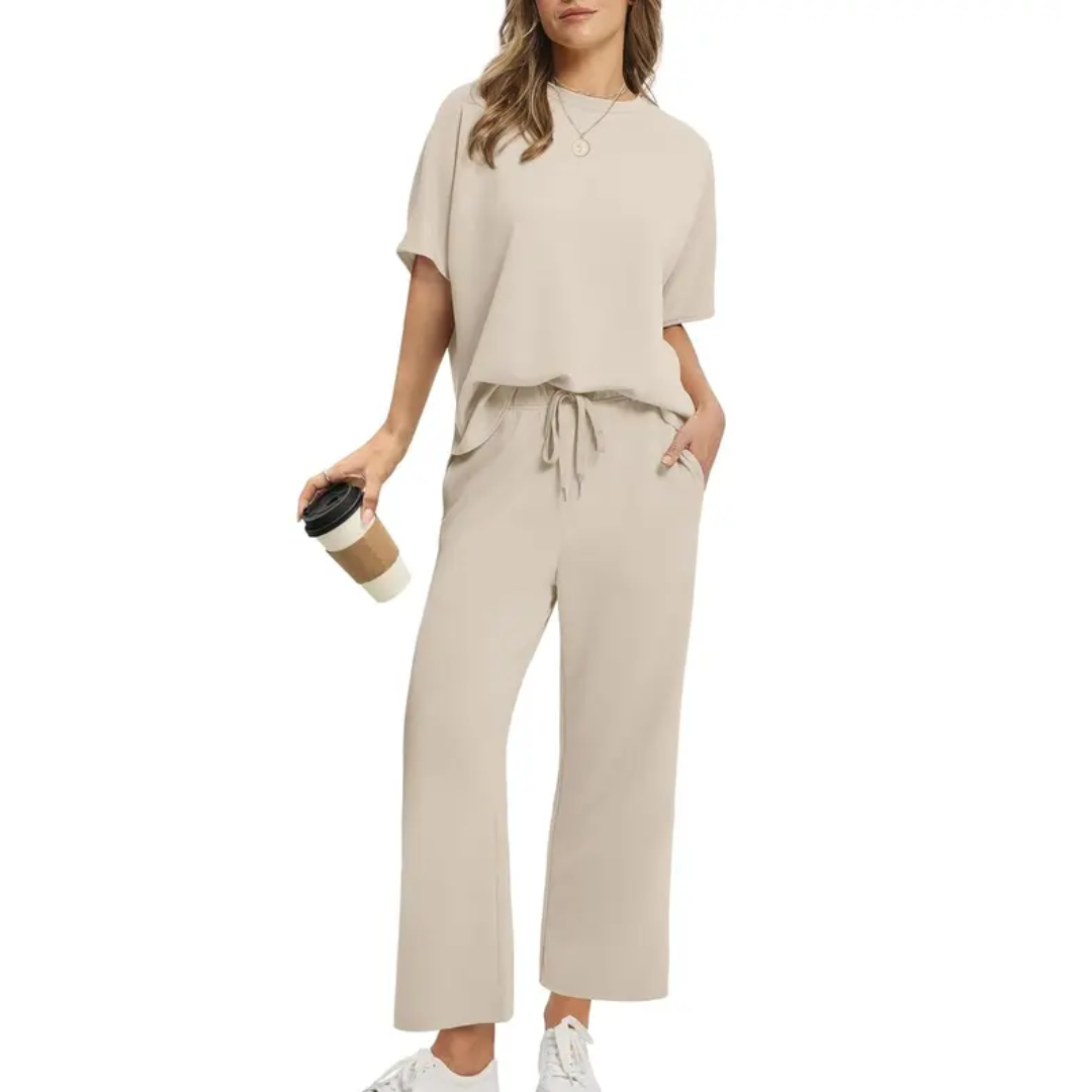 Emily |  Oversized Wide Leg Two Piece Set