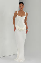 Leonor | Square Neck Maxi Dress