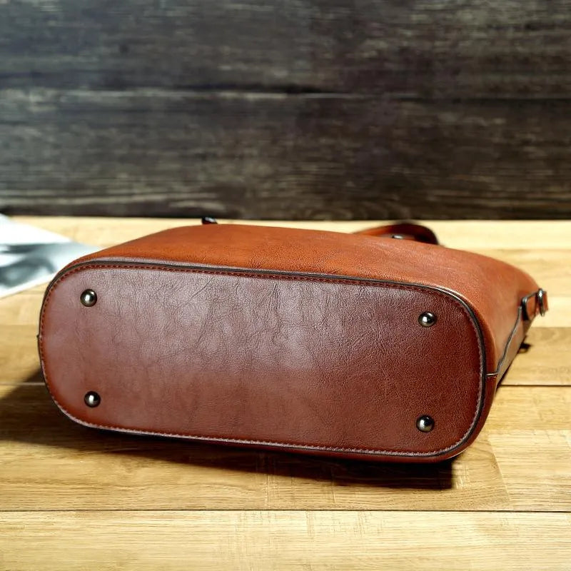 Nicole - Sac bandoulière vintage en cuir