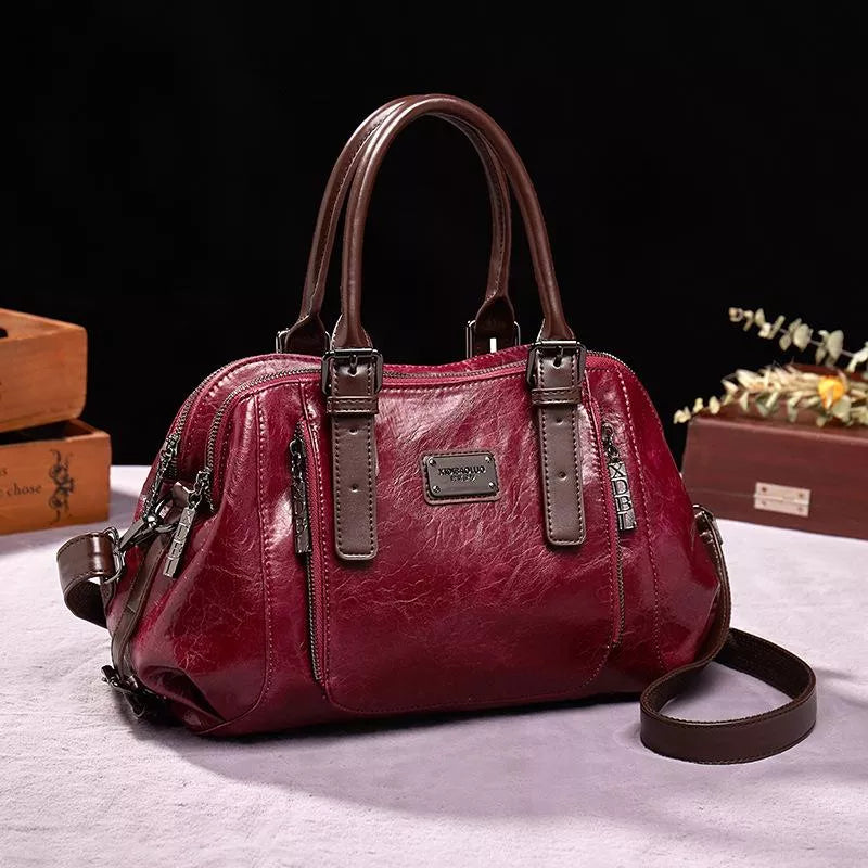 Silke - Sac en cuir tanné végétal de luxe