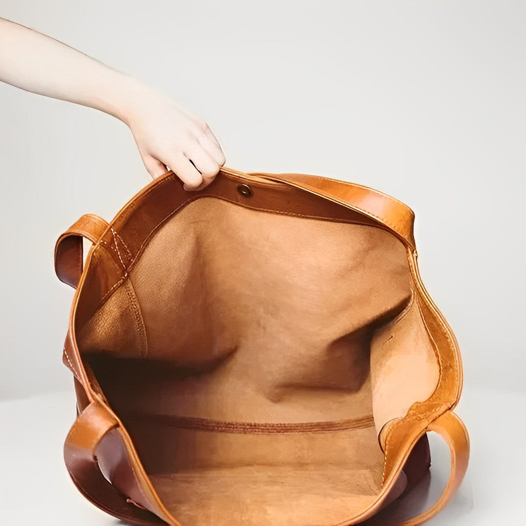 Aurora - Sac bandoulière vintage en cuir