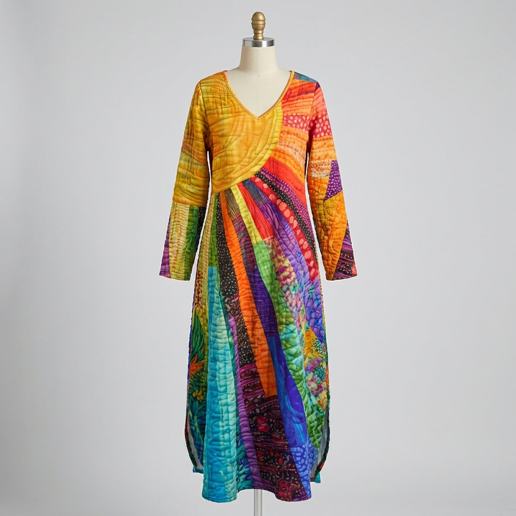Robe design « Rayons de soleil bohèmes »